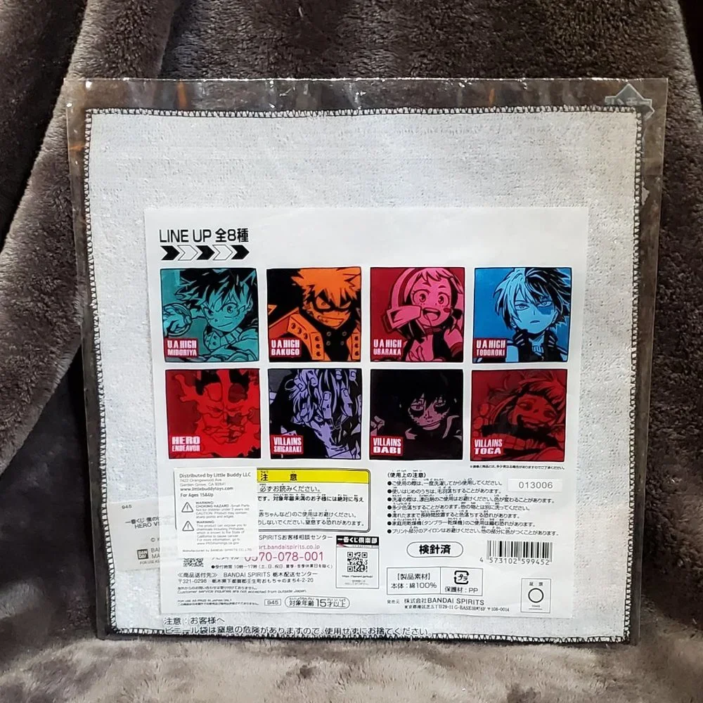 Shoto Todoroki - My Hero Academia Hand Towel - Bandai - Japan 11